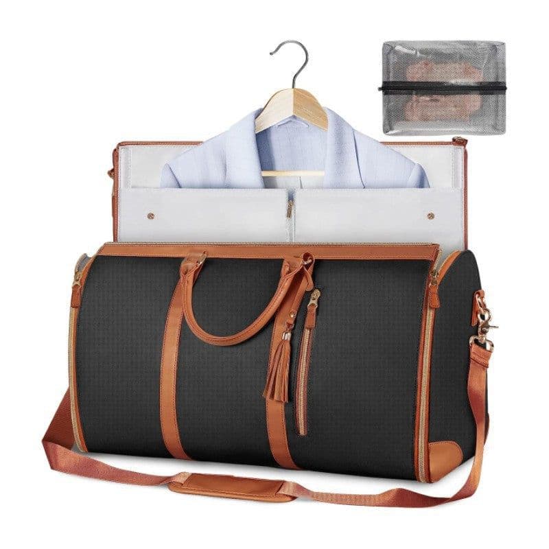 image-Foldable Travel Luggage Bag 36-55L Polyester