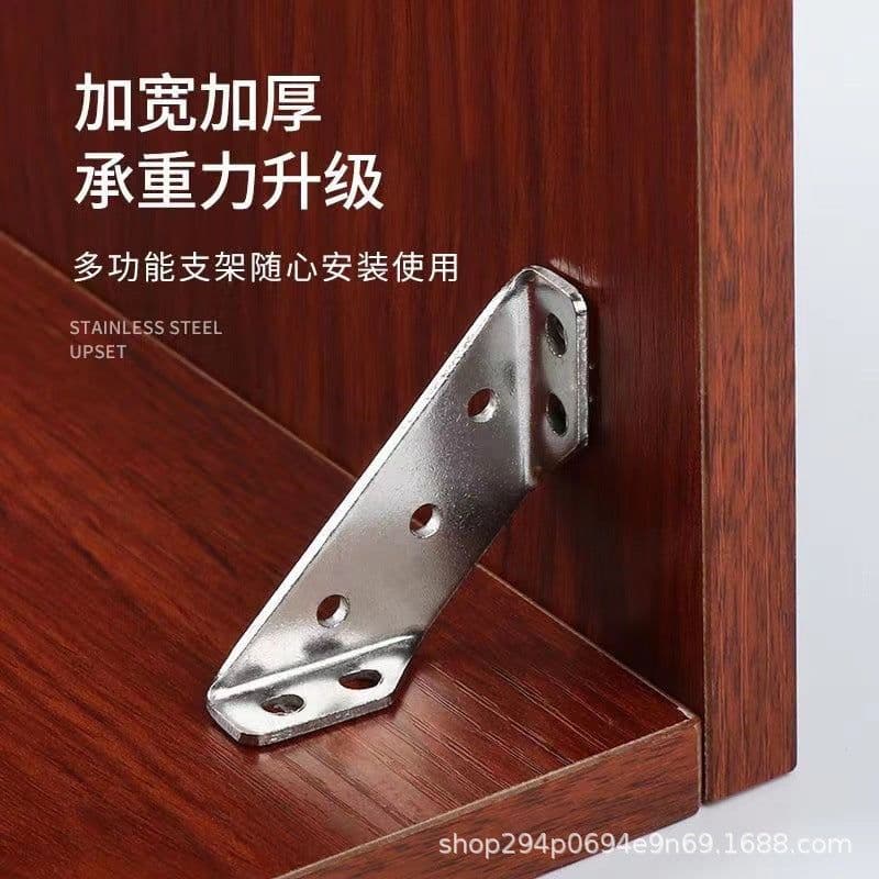 image-Stainless Steel 90° Angle Bracket Right Angle Fastener