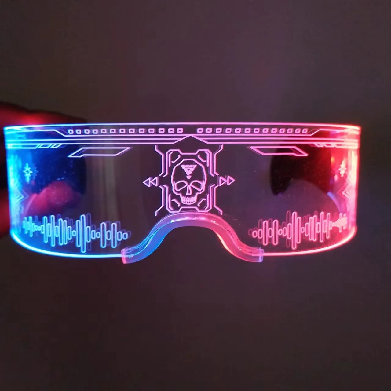 image-LED Light-Emitting Glasses, 7 Color Adjustable