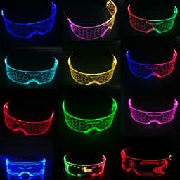 image-LED Light-Emitting Glasses, 7 Color Adjustable