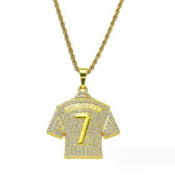 image-Xuanpai No. 7 Jersey Pendant Hip-Hop Necklace