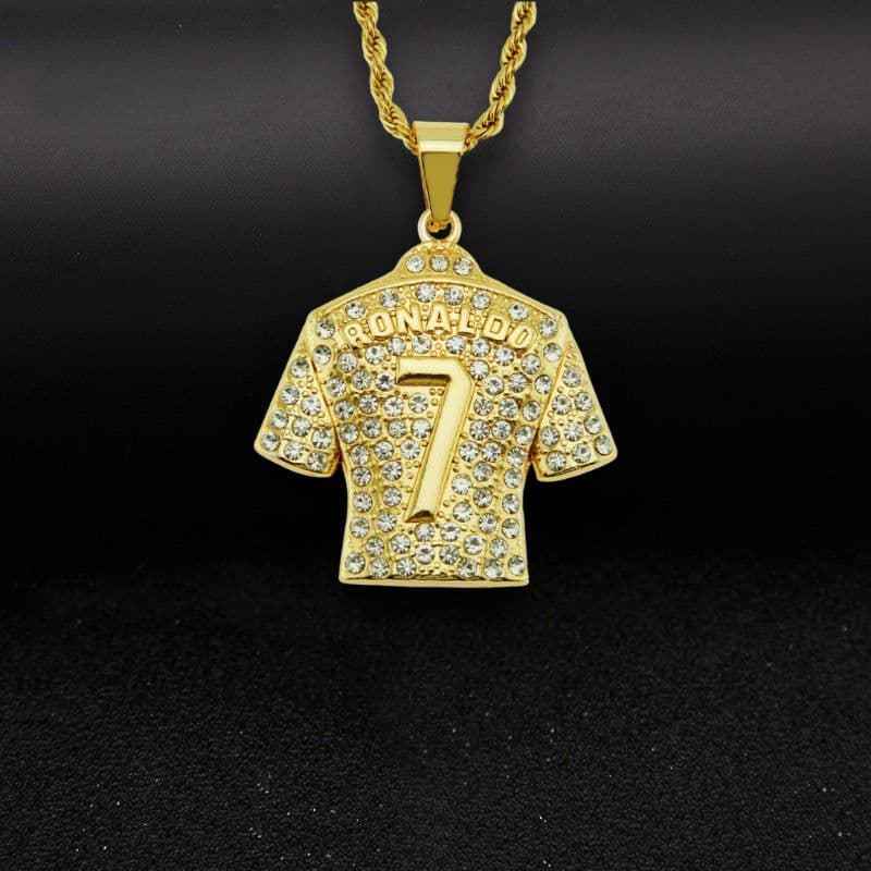 image-Xuanpai No. 7 Jersey Pendant Hip-Hop Necklace
