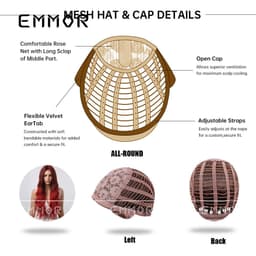image-Emmor Gradient Red Long Curly Wig LC2043 28"