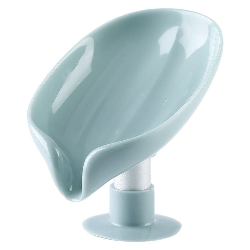 image-Soap Rack with Suction Cup, Space Gray PVC