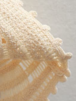 image-Summer V-Neck Crochet Hollow Polyester Dress