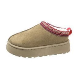 image-Women's Snow Boots Camel Sponge Cake Heel Short Barrel
