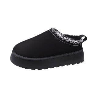 image-Women's Snow Boots Camel Sponge Cake Heel Short Barrel