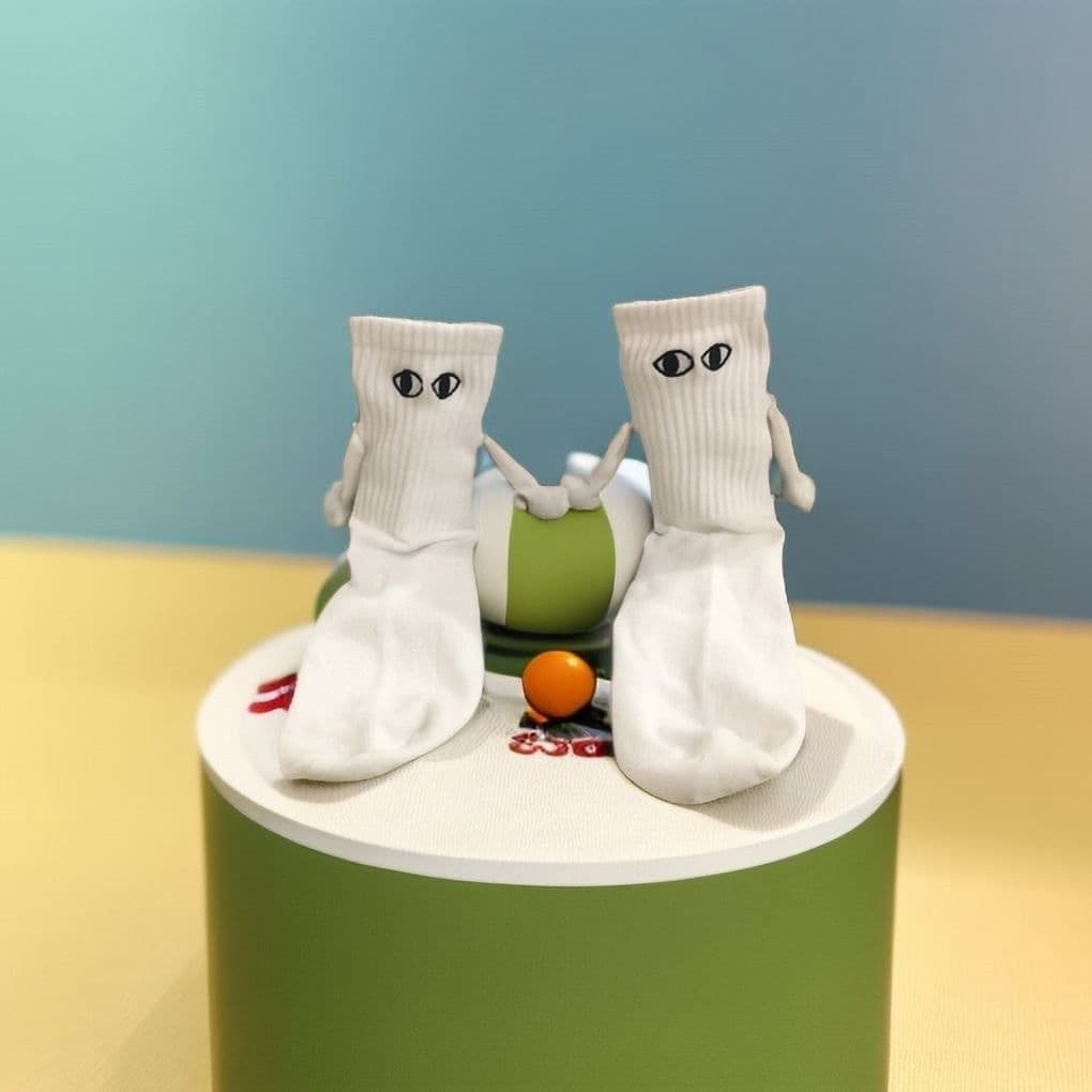 image-Couple Magnetic Holding Hands Socks