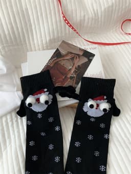 image-Cross-Border Hand-Holding Magnetic Socks for Women