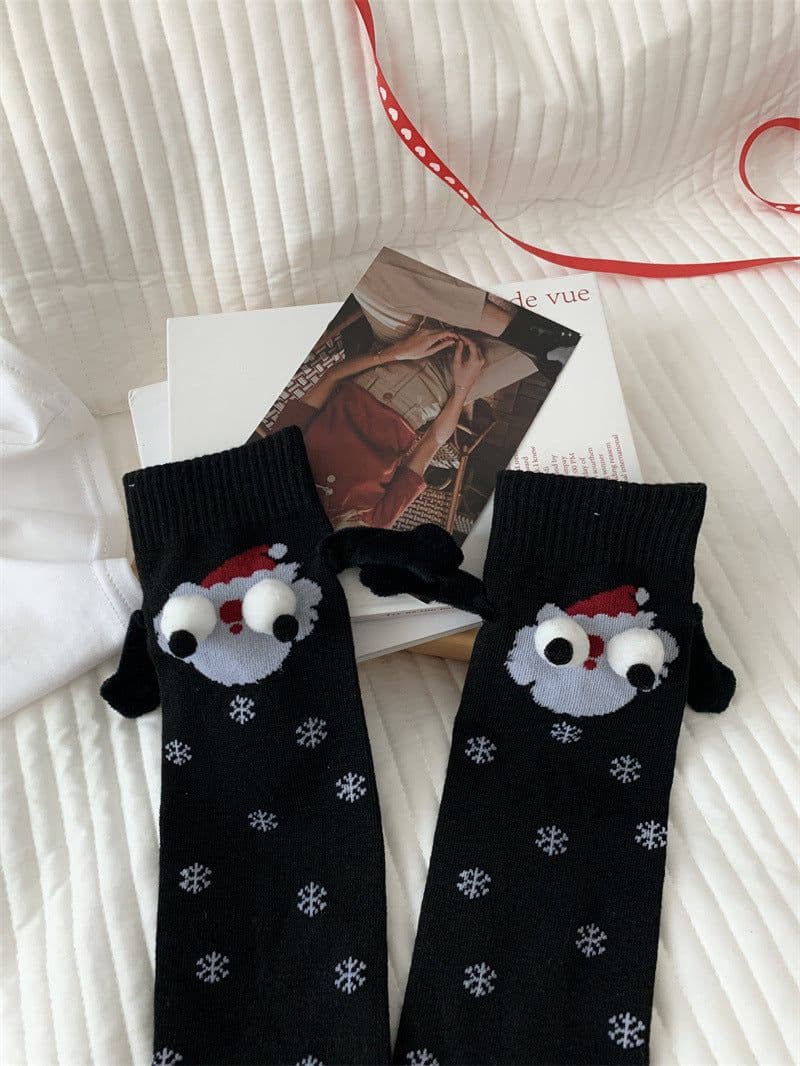 image-Cross-Border Hand-Holding Magnetic Socks for Women