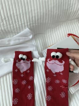 image-Cross-Border Hand-Holding Magnetic Socks for Women