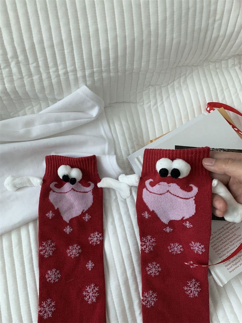 image-Cross-Border Hand-Holding Magnetic Socks for Women