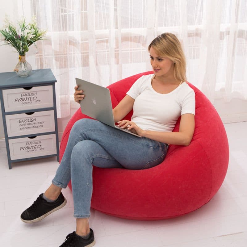image-Senyoubaо Inflatable Sofa Brown 110x110x85CM