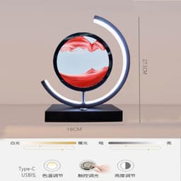 image-DIY Quicksand Painting Table Lamp 3D Smart Night Light
