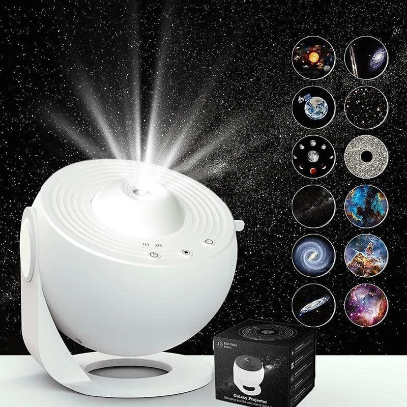image-Globe Galaxy Starry Sky Lamp Projector, 12 Films