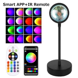 image-Cross-border Intelligent APP Controlled RGB Sunset Lamp
