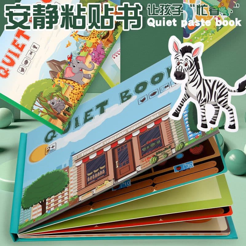 image-MMD Quiet Sticker Book, Ages 4-6