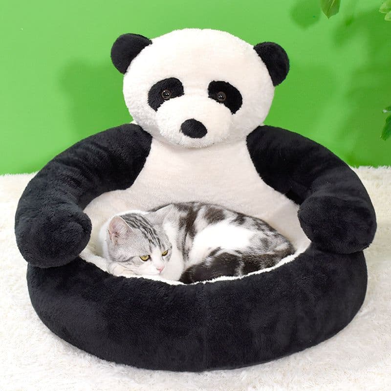 image-Fodoson Panda Nest Pet Bed Extra Large 77cm