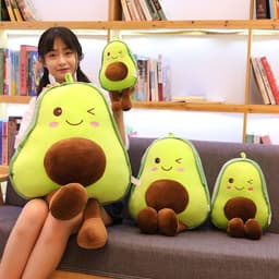 image-Avocado Plush Pillow Toy, 85cm Super Soft Cushion