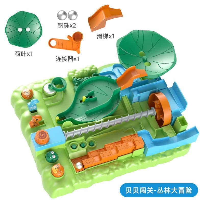 image-Beibei Jungle Adventure Rolling Ball Track Toy