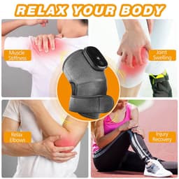 image-Haiolicarepower Heated Vibration Massage Knee Pad