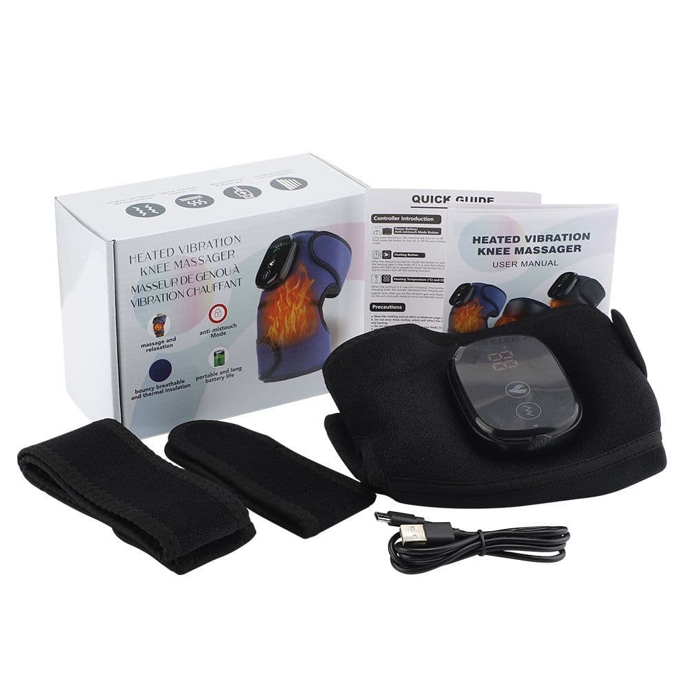 image-Haiolicarepower Heated Vibration Massage Knee Pad