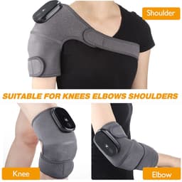 image-Haiolicarepower Heated Vibration Massage Knee Pad