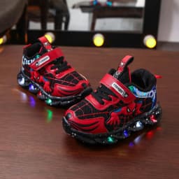 image-Boys' Spider-Man Mesh Shoes, Size 28-32
