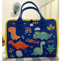 image-Montessori Dinosaur Felt Learning Board Busy Board