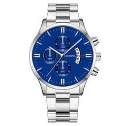 image-MREURIO M1178 Men's Quartz Watch 41.5mm Steel