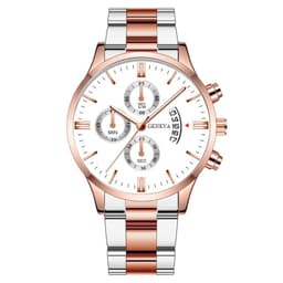 image-MREURIO M1178 Men's Quartz Watch 41.5mm Steel
