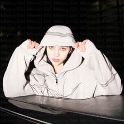 image-Women's Cotton Polyester Casual Hoodie - Black XXL