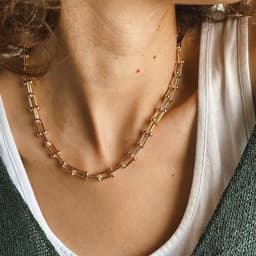 image-U-Shaped Buckle Necklace Collarbone Chain