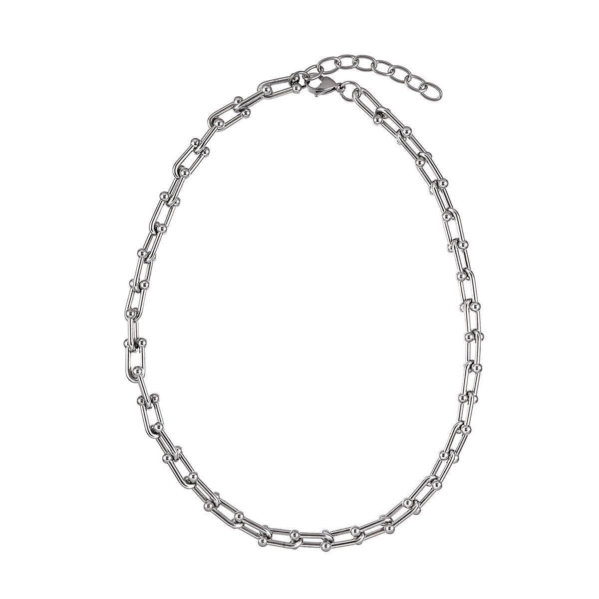 image-U-Shaped Buckle Necklace Collarbone Chain