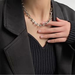 image-U-Shaped Buckle Necklace Collarbone Chain