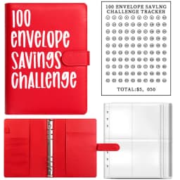 image-100 Envelope Challenge Budget Savings Book A5
