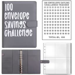 image-100 Envelope Challenge Budget Savings Book A5