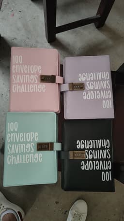 image-100 Envelope Challenge Budget Savings Book A5