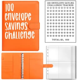 image-100 Envelope Challenge Budget Savings Book A5