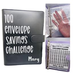 image-100 Envelope Challenge Budget Savings Book A5