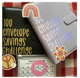 image-100 Envelope Challenge Budget Savings Book A5