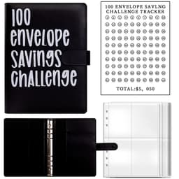image-100 Envelope Challenge Budget Savings Book A5