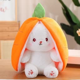 image-Fruit Rabbit Plush Toy 35cm Soft Doll
