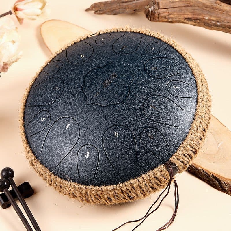 image-Huashu 12-inch 13-Tone Steel Tongue Drum