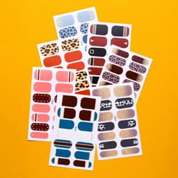 image-Manicure Halloween Stickers 3D Skull 12pcs