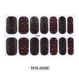 image-Manicure Halloween Stickers 3D Skull 12pcs