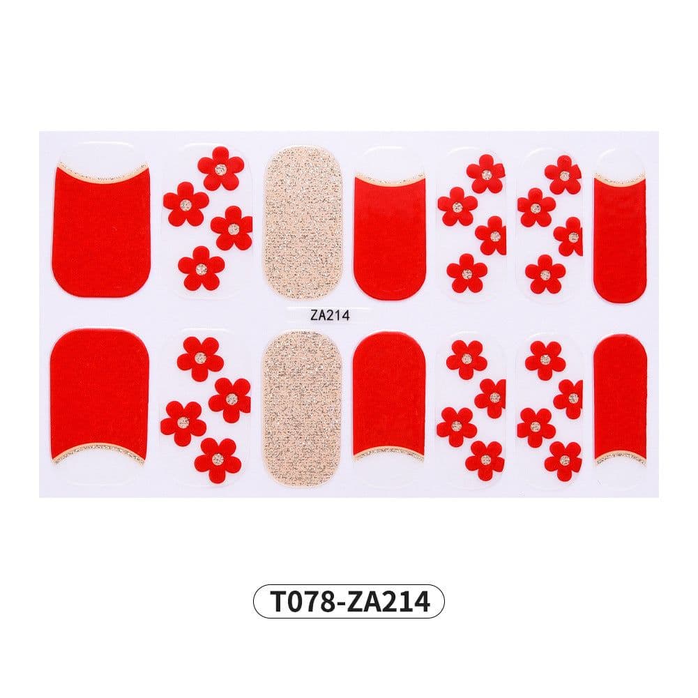image-Manicure Halloween Stickers 3D Skull 12pcs