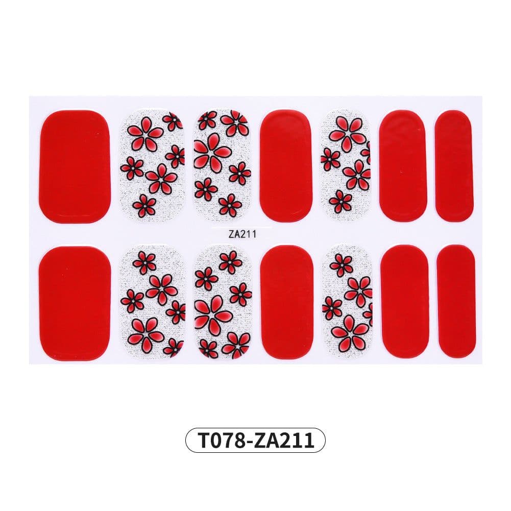 image-Manicure Halloween Stickers 3D Skull 12pcs
