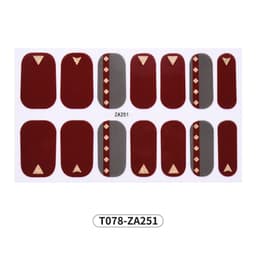 image-Manicure Halloween Stickers 3D Skull 12pcs