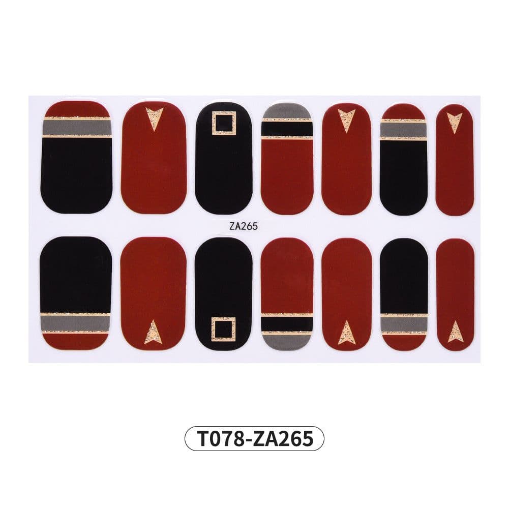image-Manicure Halloween Stickers 3D Skull 12pcs